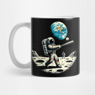 Baseball Novelty Astronaut Funny Baseball Mug